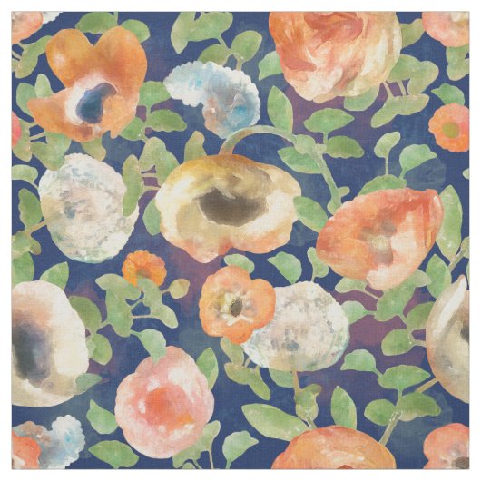 Oranje lentevloeren stof (Swatch)