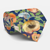 Oranje lentevloeren stropdas (Opgerold)