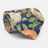 Oranje lentevloeren stropdas (Opgerold)