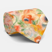 Oranje lentevloeren stropdas (Opgerold)