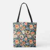 Oranje lentevloeren tote bag (Achterkant)