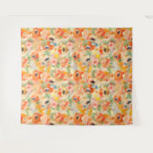 Oranje lentevloeren wandkleed (Voorkant (horizontaal))