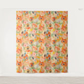 Oranje lentevloeren wandkleed (Voorkant)