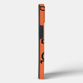 Oranje, leuke, trendy, geometrische Memphis-afbeel Case-Mate iPhone Case (Achterkant / Rechts)