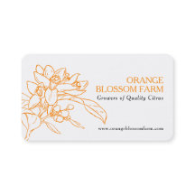 Oranje leveranciers van plant van bloesems boerder