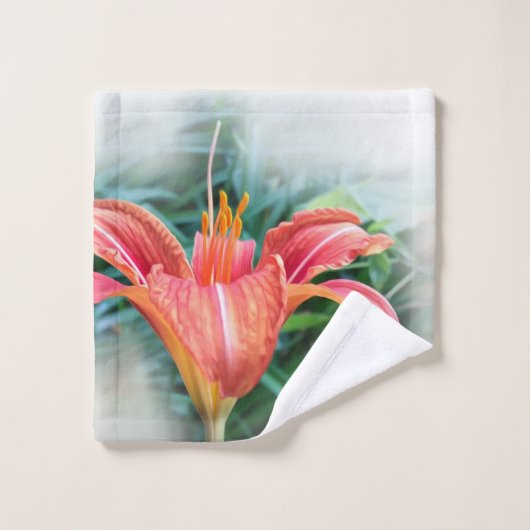 oranje lib bad handdoek (Wasdoekje)