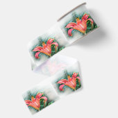 oranje lib grosgrain lint (Achterkant)