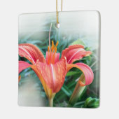 oranje lib keramisch ornament (Links)