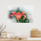 oranje lib poster (Keuken)