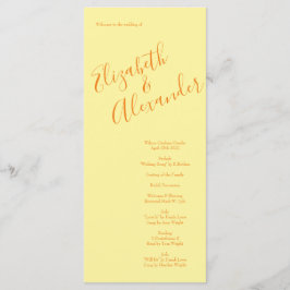 Oranje lichtgele pony- en Roos-weddenschapsprogram Menu