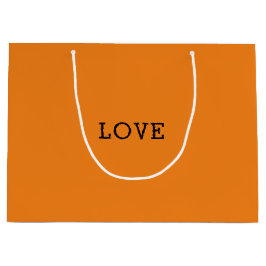 Oranje Liefde Designer Geïnspireerd Groot Cadeauzakje