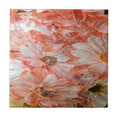 Oranje Liefde - Keramische Tegel Tegeltje (Voorkant)