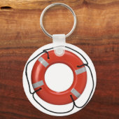 ORANJE LIFE SAVER SLEUTELHANGER (Voorkant)