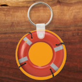 ORANJE LIFE SAVER SLEUTELHANGER (Voorkant)