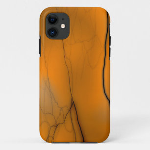 oranje lightning iphone hoesje