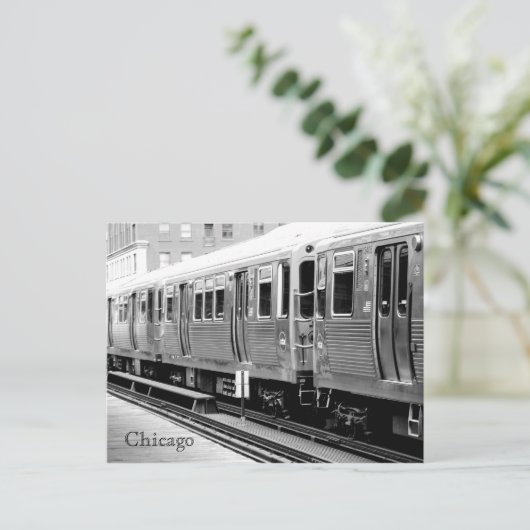 Oranje lijn briefkaart (Staand voorkant)