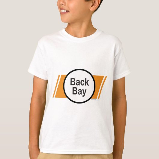 ORANJE LIJN: Terug_Bay T-shirt (Voorkant)