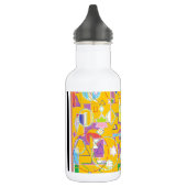 Oranje lijn waterfles  (Links)