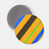 Oranje lijnen magneet (Voorkant / Achterkant)