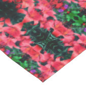 Oranje Lilies Floral Abstract Pattern Tafelkleed (Gekanteld)