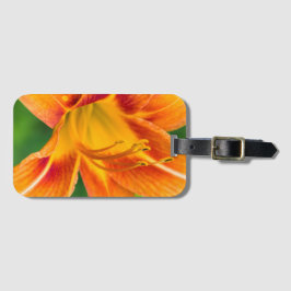 Oranje Lily Bagagelabel