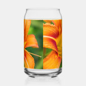 Oranje Lily Blikvorm Glas (Links)