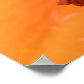 Oranje Lily Floral Print (Hoek)