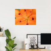Oranje Lily Floral Print (Thuiskantoor)