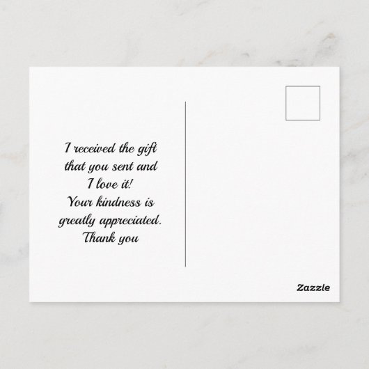 Oranje Lily Flower Gift Bedankt Briefkaart (Achterkant)