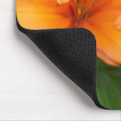 Oranje Lily Flowers Muismat (Hoek)
