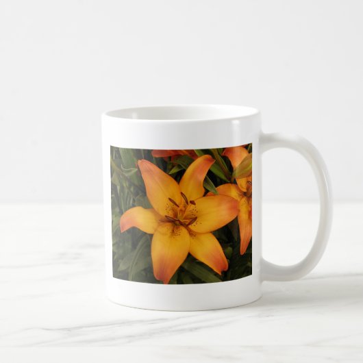 Oranje Lily Koffiemok (Rechts)