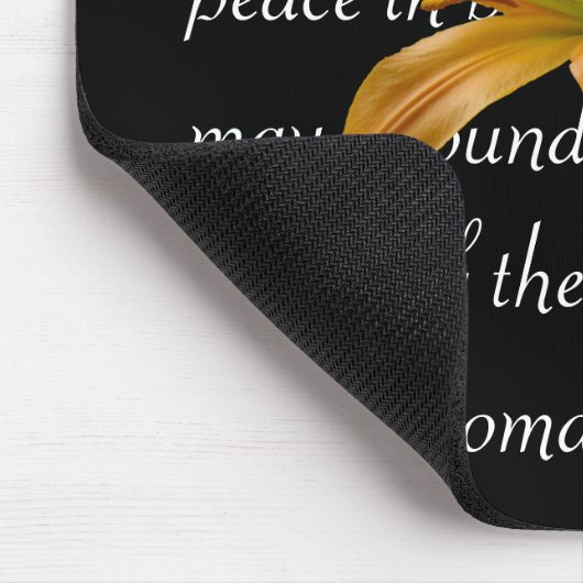 Oranje Lily Muismat (Hoek)