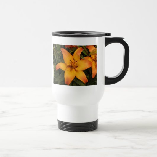 Oranje Lily Reisbeker (Rechts)
