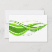 Oranje Lily RSVP-kaart RSVP Kaartje (Achterkant)