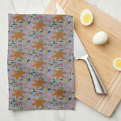 Oranje Lily theedoek (Quarter Fold)