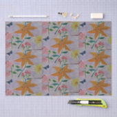 Oranje Lily Tissuepapier (Craft)