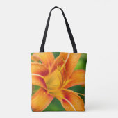 Oranje Lily Tote Bag (Achterkant)