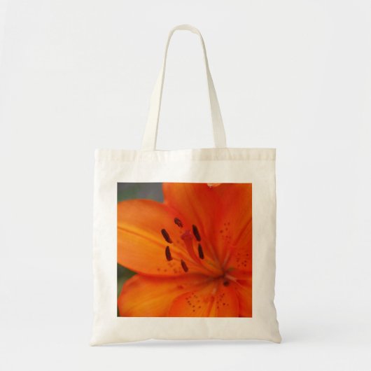 Oranje Lily Tote Bag (Voorkant)