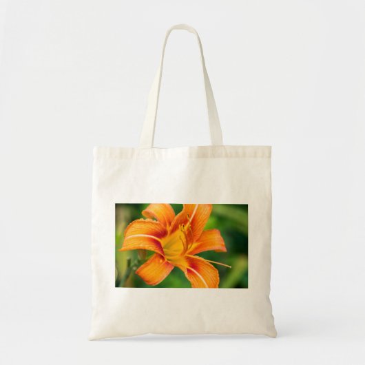 Oranje Lily Tote Bag (Voorkant)