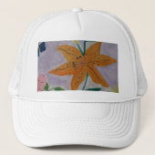 Oranje Lily Trucker Pet (Voorkant)