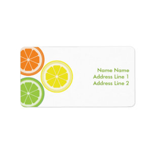 Oranje Limoen Lemon Etiket