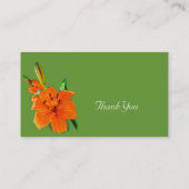 oranje limoengroen visitekaartje (Achterkant)