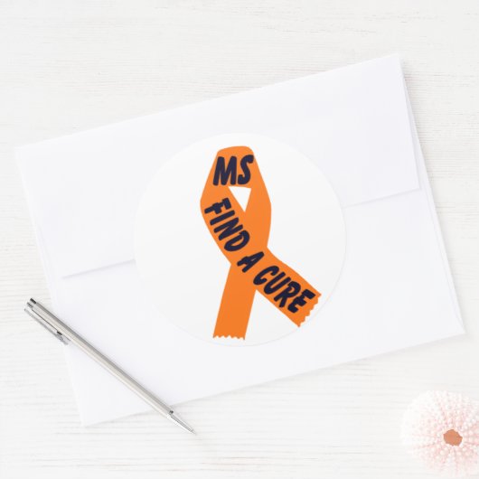 Oranje lint bewustzijn, Sticker (Envelop)