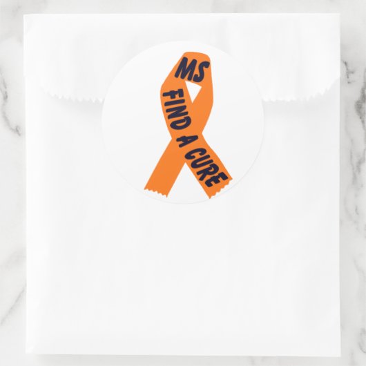 Oranje lint bewustzijn, Sticker (Tas)