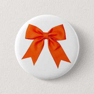 Oranje Lint Bewustzijns Knop Ronde Button 5,7 Cm