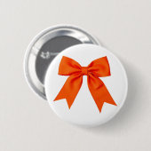 Oranje Lint Bewustzijns Knop Ronde Button 5,7 Cm (Voorkant /achterkant)