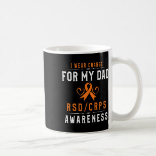 Oranje lint CRPSRSD Bewustzijn voor papa Gift voor Koffiemok