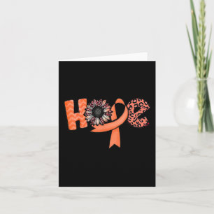 Oranje Lint Leopard Zonnebloem Hope RSD CRPS Awar Kaart