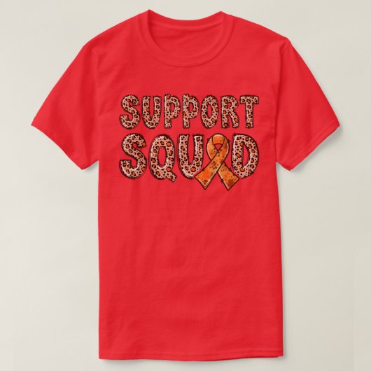 Oranje lint-lintafdrukopdrager, ADHD 111 T-shirt (Design voorkant)