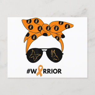 Oranje Lint Nierkanker Warrior Bandana Unbrea Briefkaart